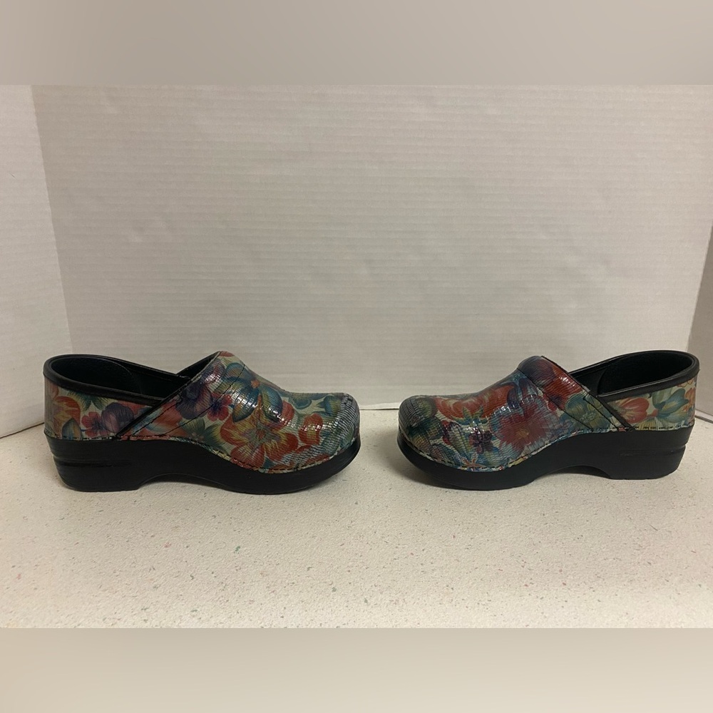 Dansko Women's Exotic Floral Printed Professional Clogs